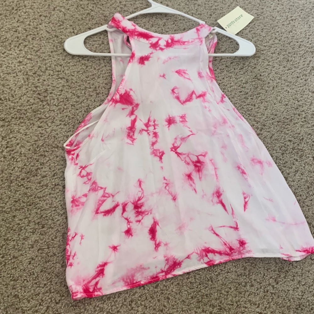 Pink and White Marble Shirt